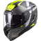 Мотошолом LS2 FF327 Challenger Allert Matt Titanium Hi-Vis Yellow