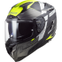 Мотошолом LS2 FF327 Challenger Allert Matt Titanium Hi-Vis Yellow