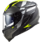 Мотошолом LS2 FF327 Challenger Allert Matt Titanium Hi-Vis Yellow