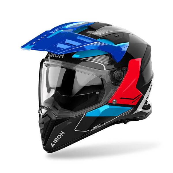 Шолом AIROH BANDIT TUNE blue/red gloss