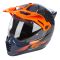 Мотошолом KLIM Krios Pro ECE/DOT XL Echo Gloss Black - Striking Orange - Petrol