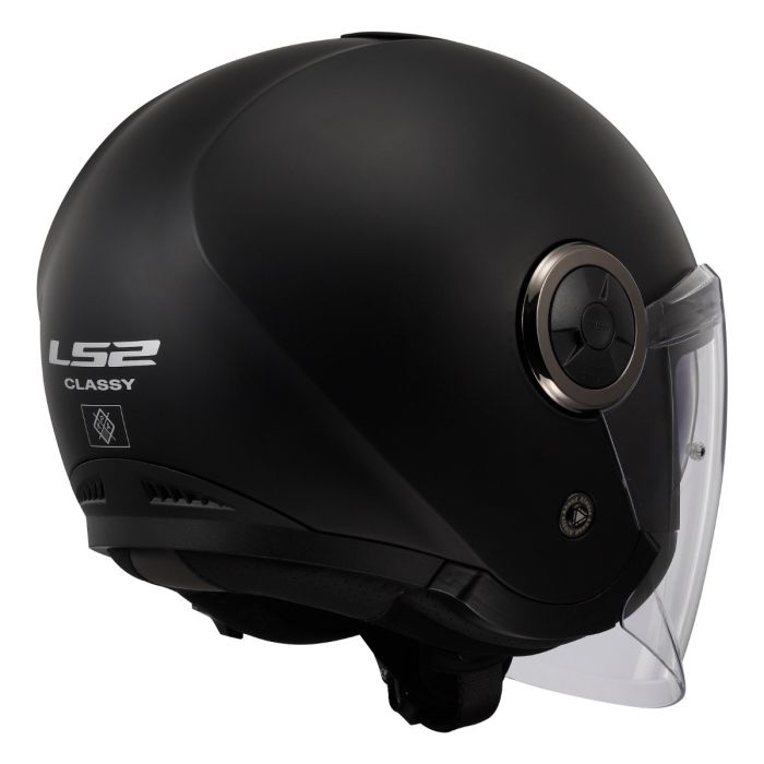 Мотошолом відкритий LS2 OF620 Classy Solid Matt Black