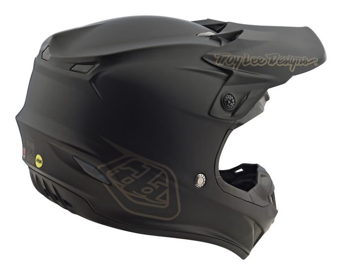 Мотошолом TLD SE4 POLYACRYLITE [MONO BLACK]