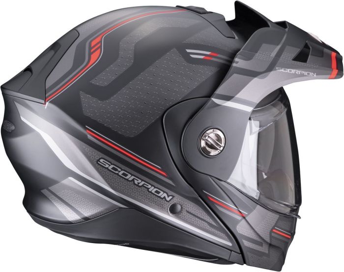 Мотошолом Scorpion ADX-2 Carrera Black Matt/Red