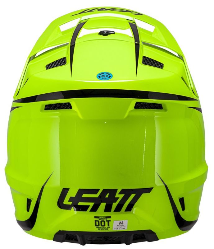 Шолом Leatt Moto 3.5 Helmet + Goggle Neon Yellow