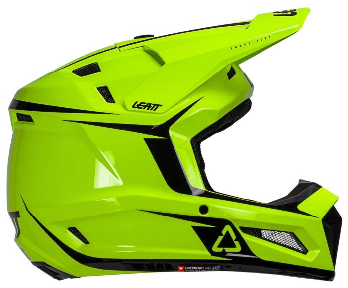 Шолом Leatt Moto 3.5 Helmet + Goggle Neon Yellow