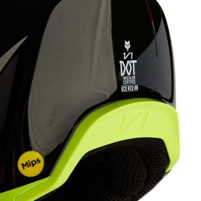 Мотошолом Fox V1 Streak Helmet Black