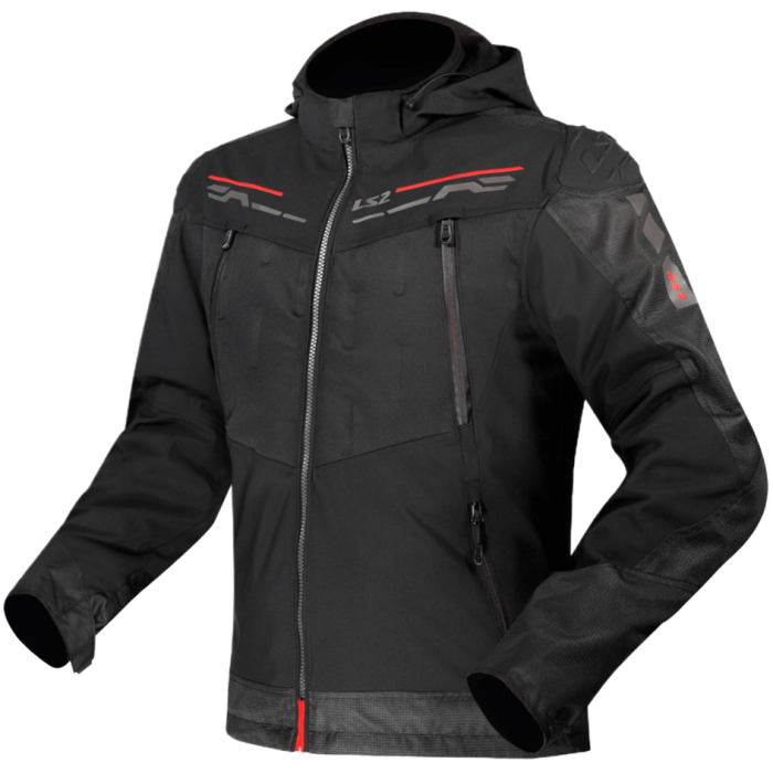 Куртка LS2 Zirconium Man Jacket Black Red