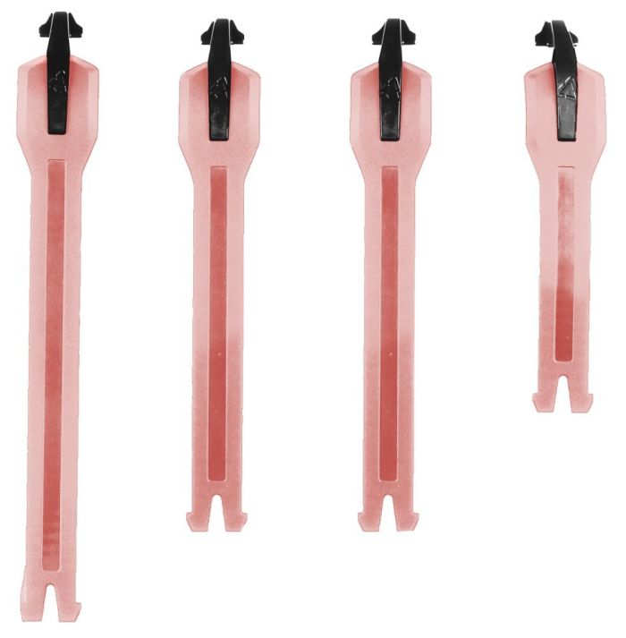 Змінні стяжки Leatt Strap Kit 4.5 Boot Burn Red