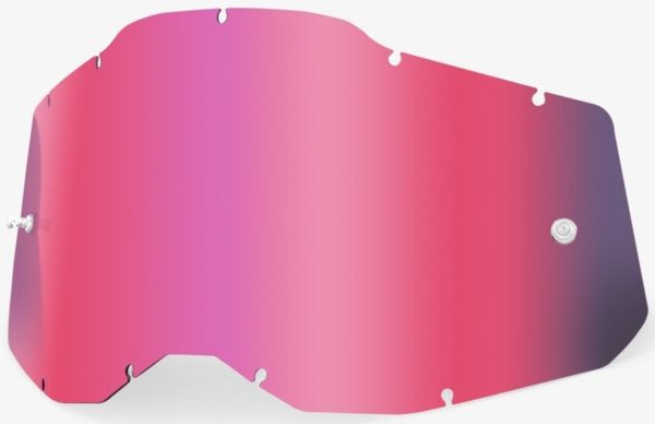 Лінза 100% Rc2/ac2/st2 Replacement Lens - Mirror Pink