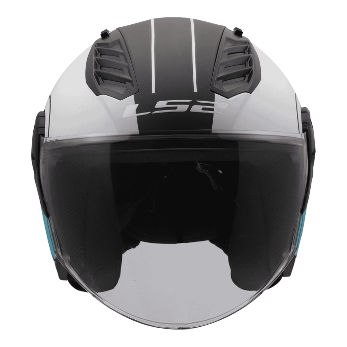 Мотошолом LS2 OF616 Airflow 2 Cover Grey Blue