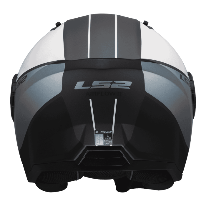 Мотошолом LS2 OF616 Airflow 2 Cover Grey Blue
