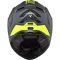 Мотошолом LS2 FF811 Vector 2 Splitter Matt Titanium Hi-Vis Yellow