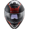 Мотошолом LS2 FF800 Storm Nerve Matt Black Red