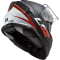 Мотошолом LS2 FF800 Storm Nerve Matt Black Red
