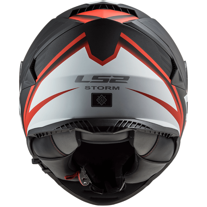 Мотошолом LS2 FF800 Storm Nerve Matt Black Red