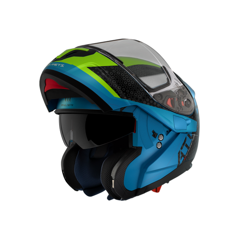 Мотошолом MT ATOM SV Adventure A7 Gloss Blue