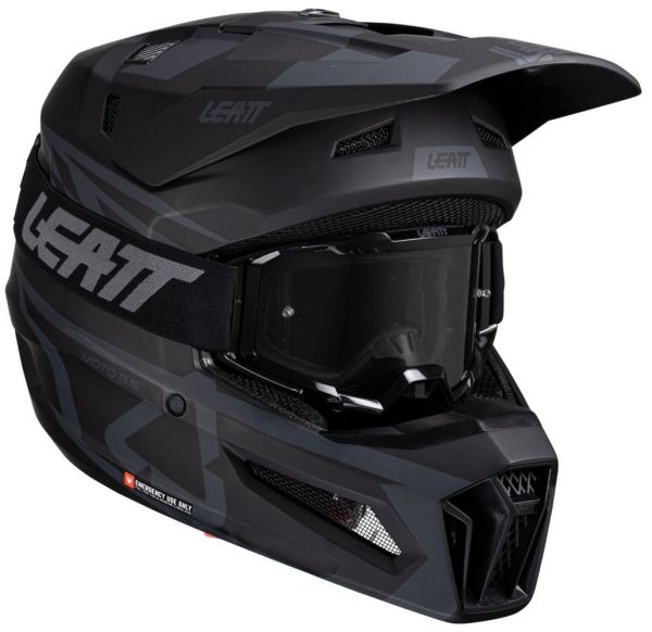 Шолом Leatt Moto 3.5 Helmet + Goggle Stealth