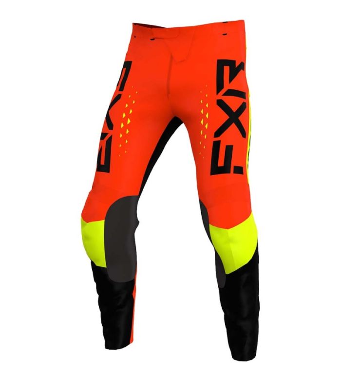 Мотоштани дитячі FXR Yth Clutch Pro MX 22-Black/Nuke Red/Hi-vis