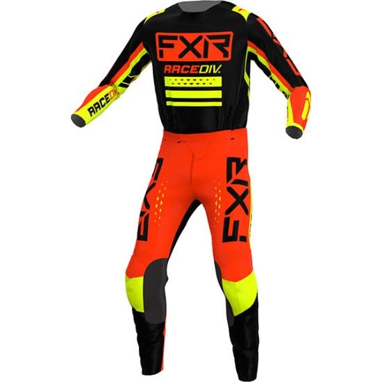 Мотоштани дитячі FXR Yth Clutch Pro MX 22-Black/Nuke Red/Hi-vis