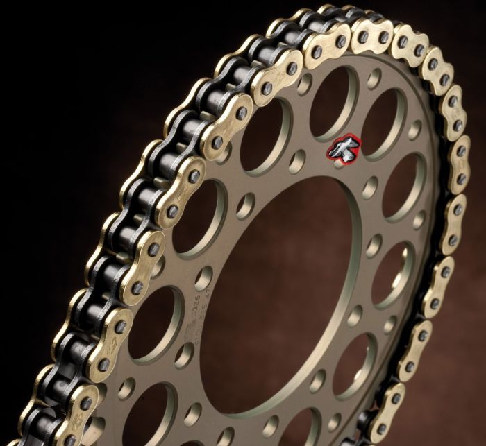 Ланцюг Renthal R4 Chain - 520 Gold,  520-122l / Seal Ring