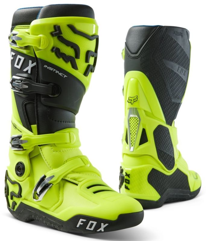 Мотоботи Fox Instinct 2.0 Boot Flo Yellow