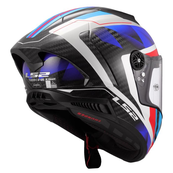 Мотошолом LS2 FF805 Thunder GP Aero Raute Blue Red
