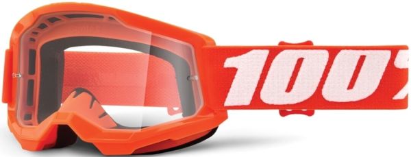 Окуляри 100% STRATA 2 Goggle Orange - Clear Lens