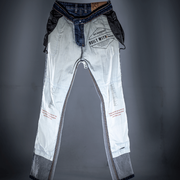 Мотоджинси RST X Kevlar® Single Layer Textile Jean Industrial Blue