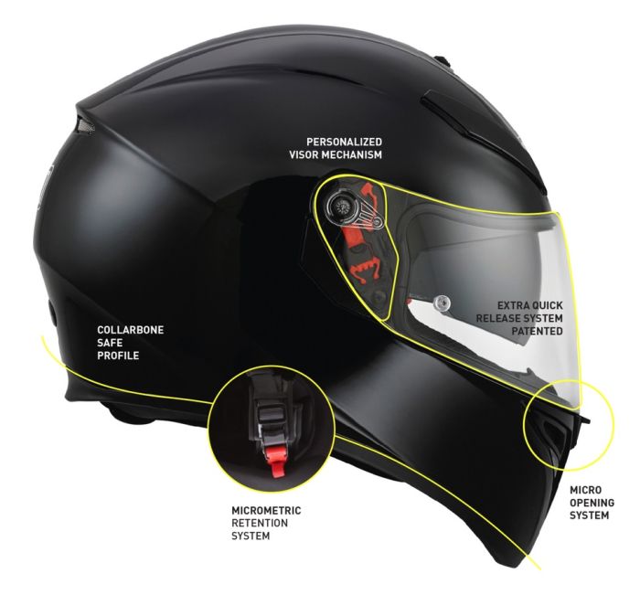 Мотошолом AGV K3 SV Black