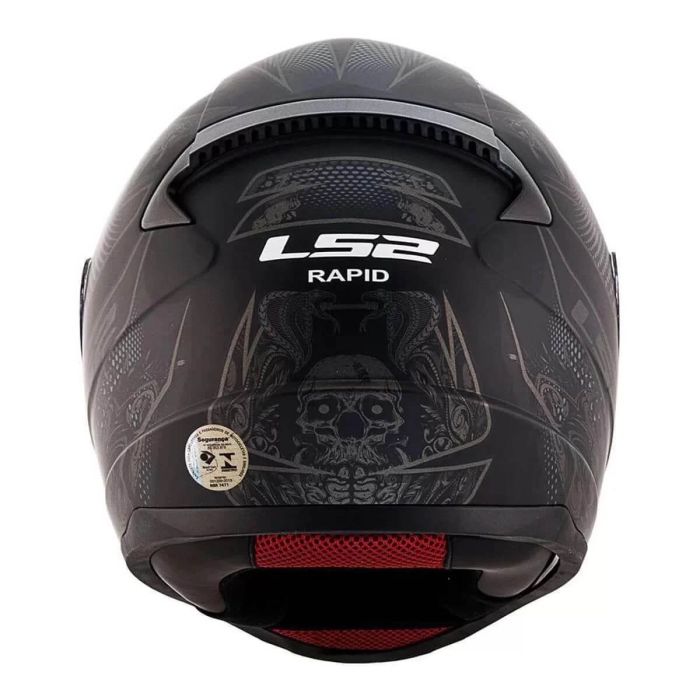 Мотошолом LS2 FF353 Rapid Crypt Matt Black