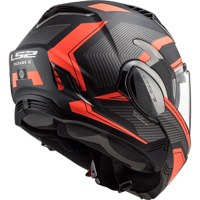Мотошолом LS2 FF900 Valiant 2 Revo Matt Titanium Orange