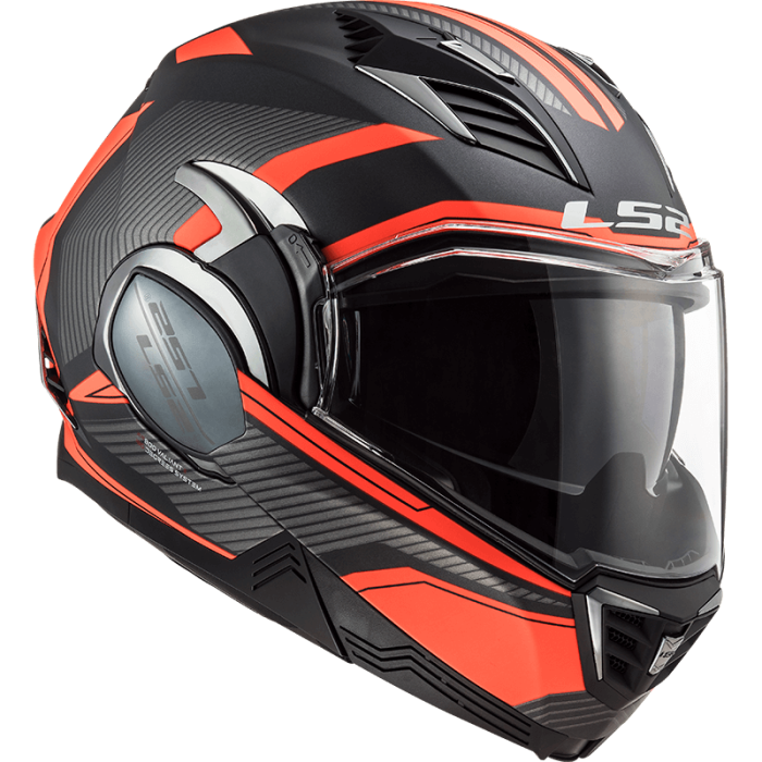 Мотошолом LS2 FF900 Valiant 2 Revo Matt Titanium Orange