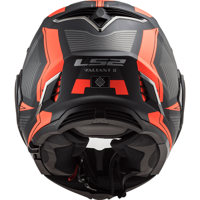 Мотошолом LS2 FF900 Valiant 2 Revo Matt Titanium Orange