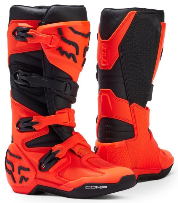 Мотоботи Fox Comp Youth Boot Flo Orange
