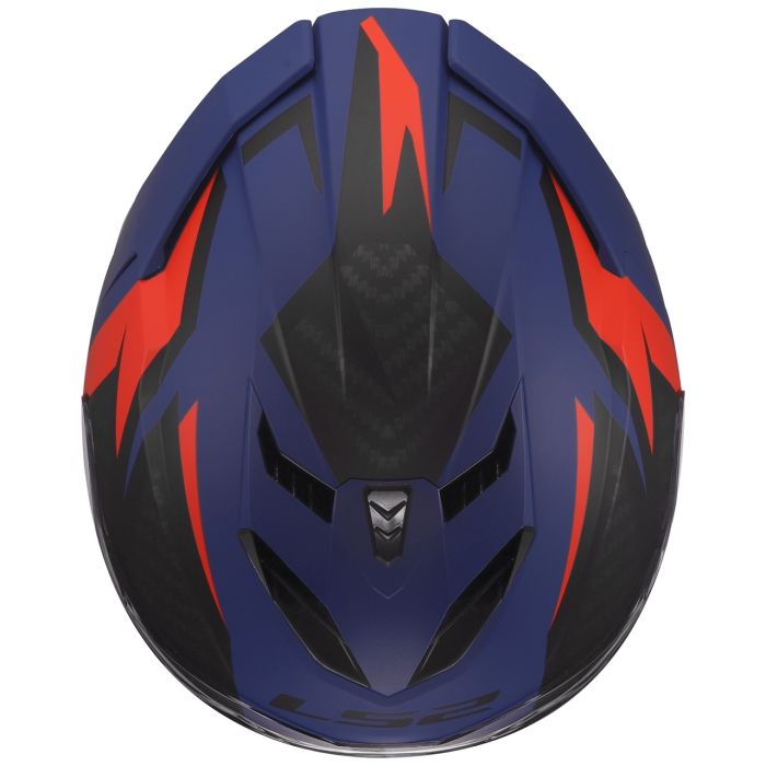 Мотошолом LS2 FF818 Storm 3 Dynamo Matt Blue Red