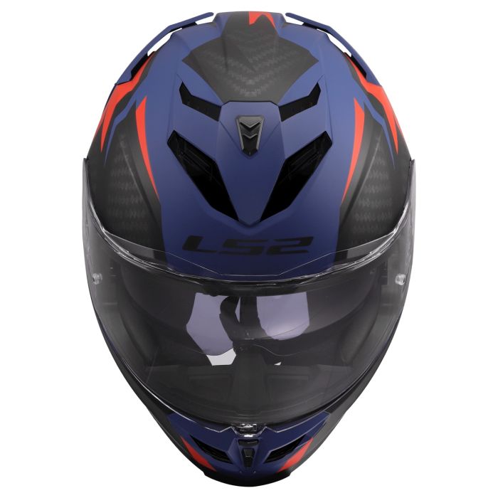 Мотошолом LS2 FF818 Storm 3 Dynamo Matt Blue Red
