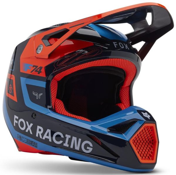 Шолом Fox Yth V1 Helmet - Race Spec Midnight