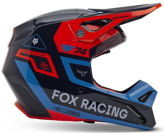 Шолом Fox Yth V1 Helmet - Race Spec Midnight