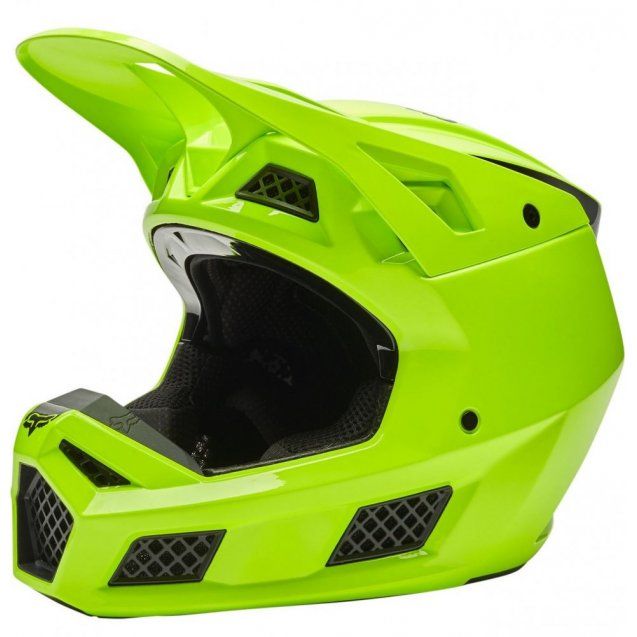Мотошолом FOX V3 RS Psycosis Helmet Flo Yellow