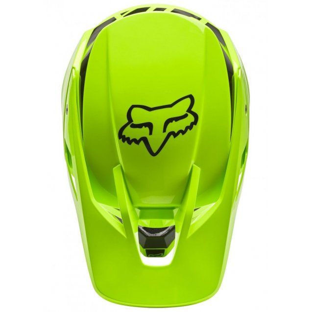 Мотошолом FOX V3 RS Psycosis Helmet Flo Yellow