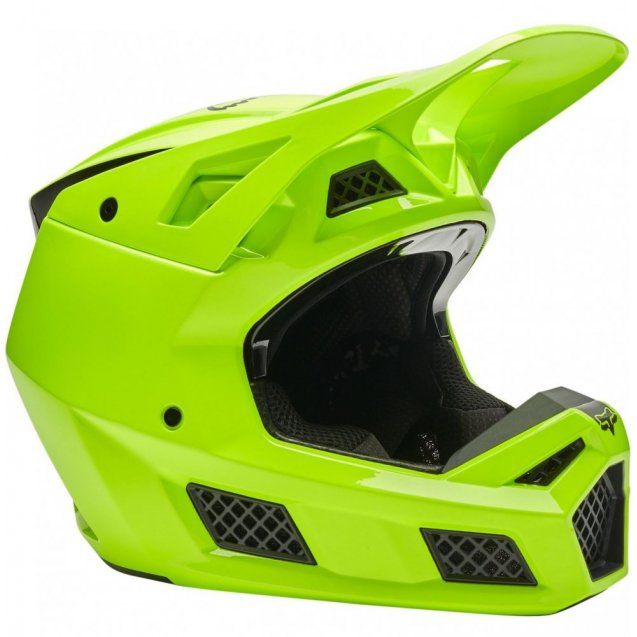 Мотошолом FOX V3 RS Psycosis Helmet Flo Yellow