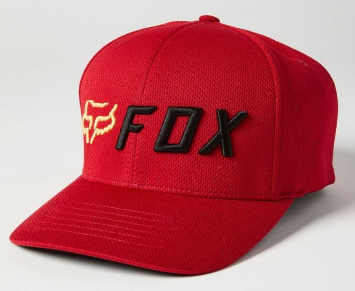 Кепка Fox Apex Flexfit Hat Red/black