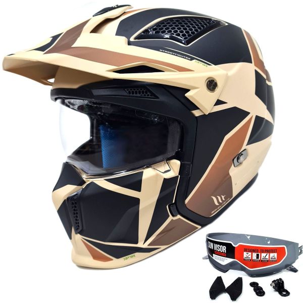 Мотошолом MT STREETFIGHTER SV S P1R B9 Matt ECE2206