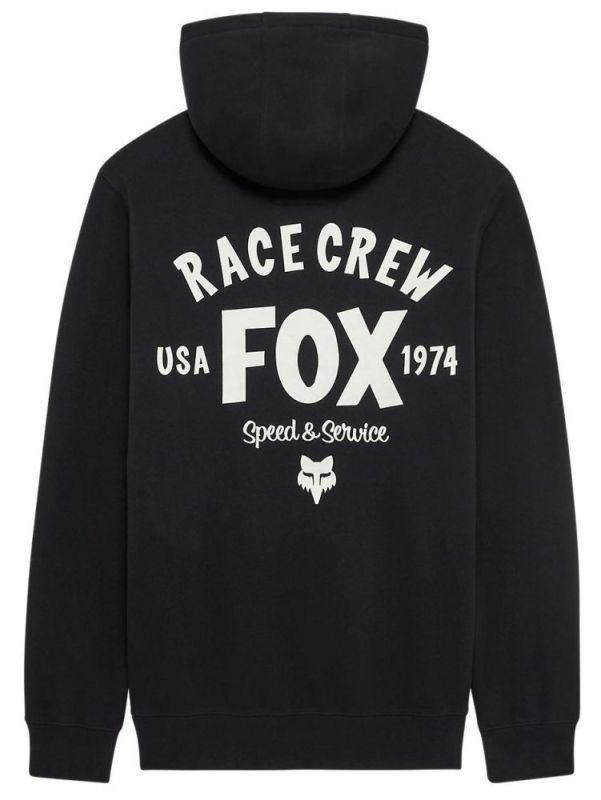 Толстовка Fox Hoodie - Slogan Black
