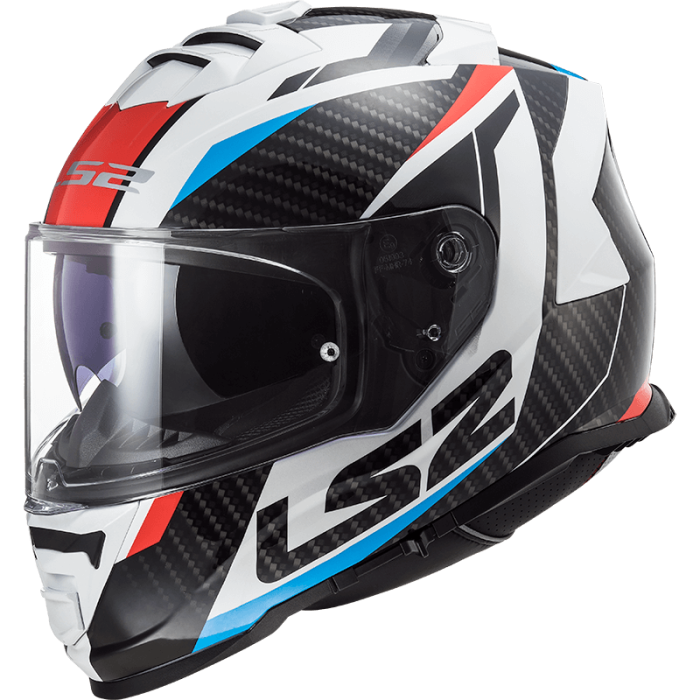 Мотошолом LS2 FF800 Storm Racer Red Blue