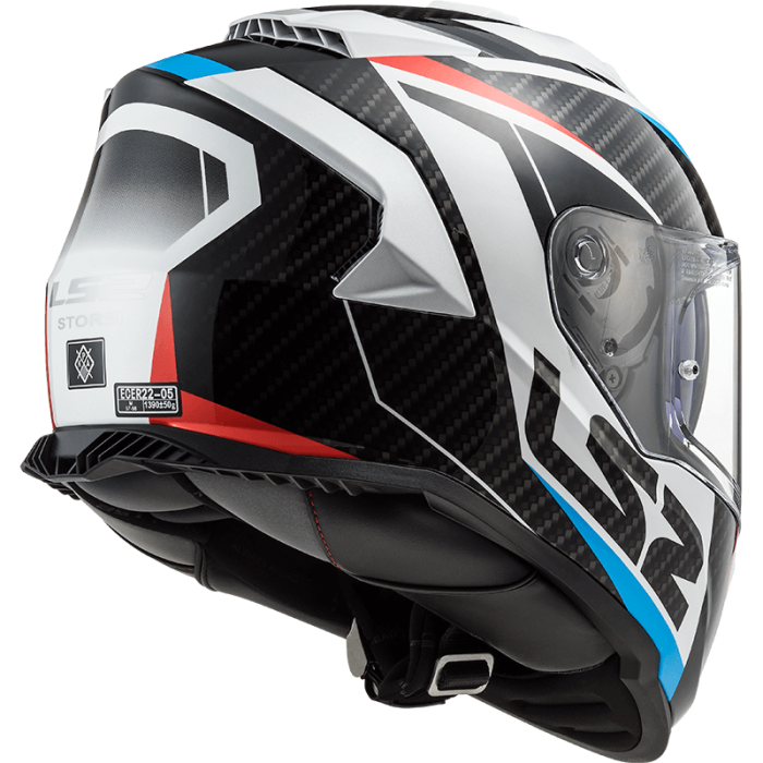 Мотошолом LS2 FF800 Storm Racer Red Blue
