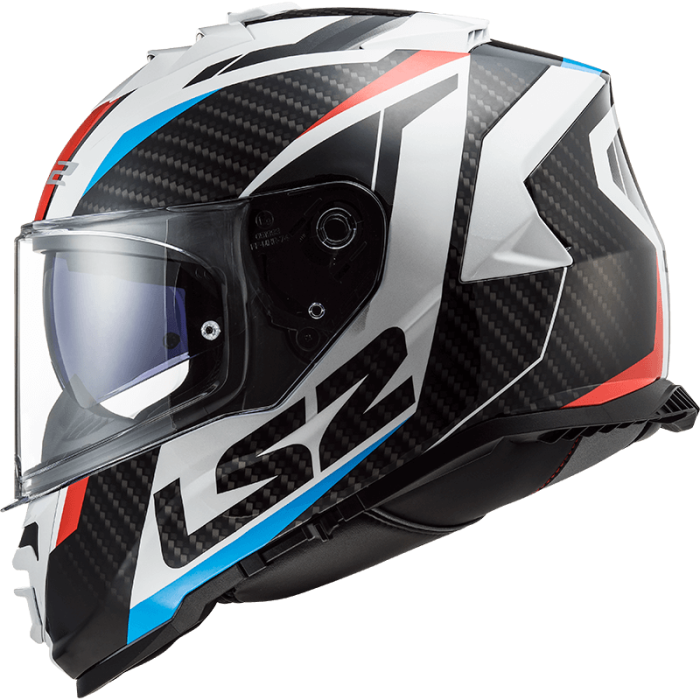 Мотошолом LS2 FF800 Storm Racer Red Blue