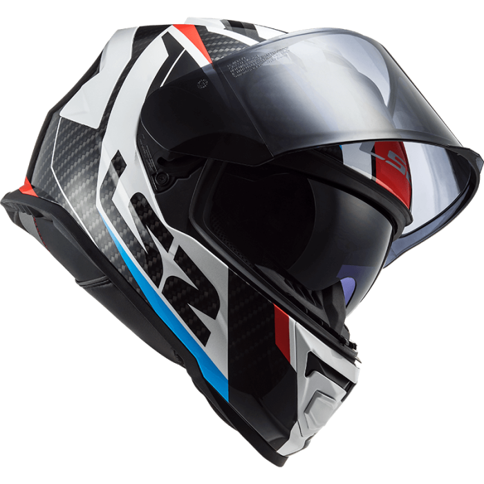 Мотошолом LS2 FF800 Storm Racer Red Blue