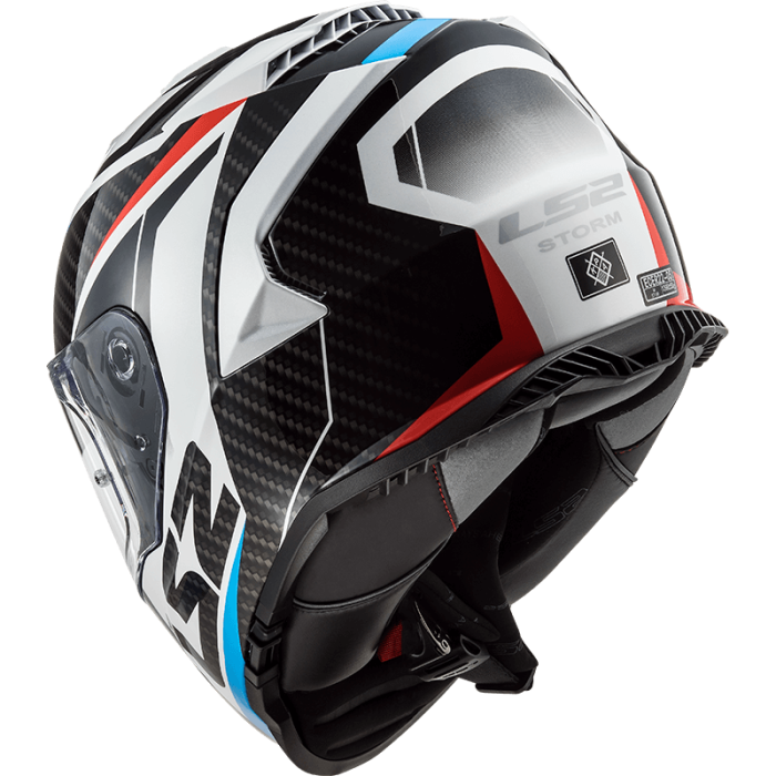 Мотошолом LS2 FF800 Storm Racer Red Blue